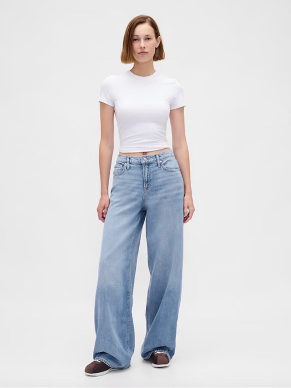 GAP | Baggy Mid-Rise UltraSoft Denim